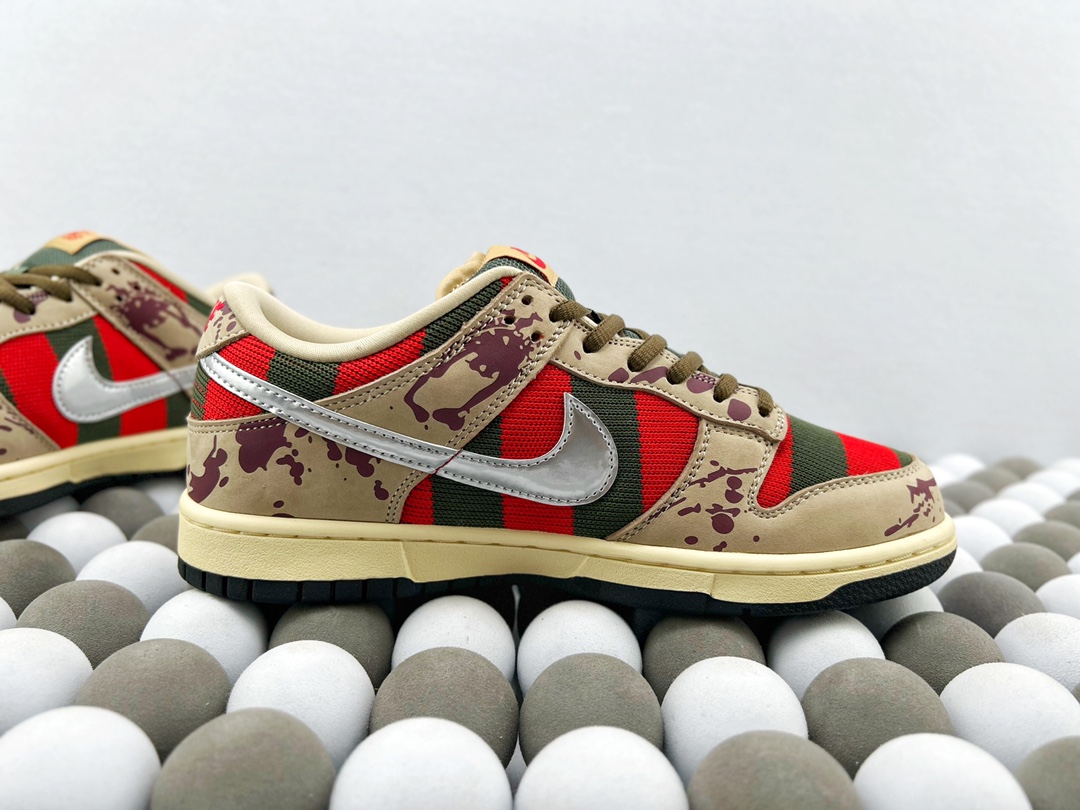 High-Quality Version Nike SB Dunk Low "Freddy Krueger" – A Nightmare on Elm Street Tribute - 图片 5