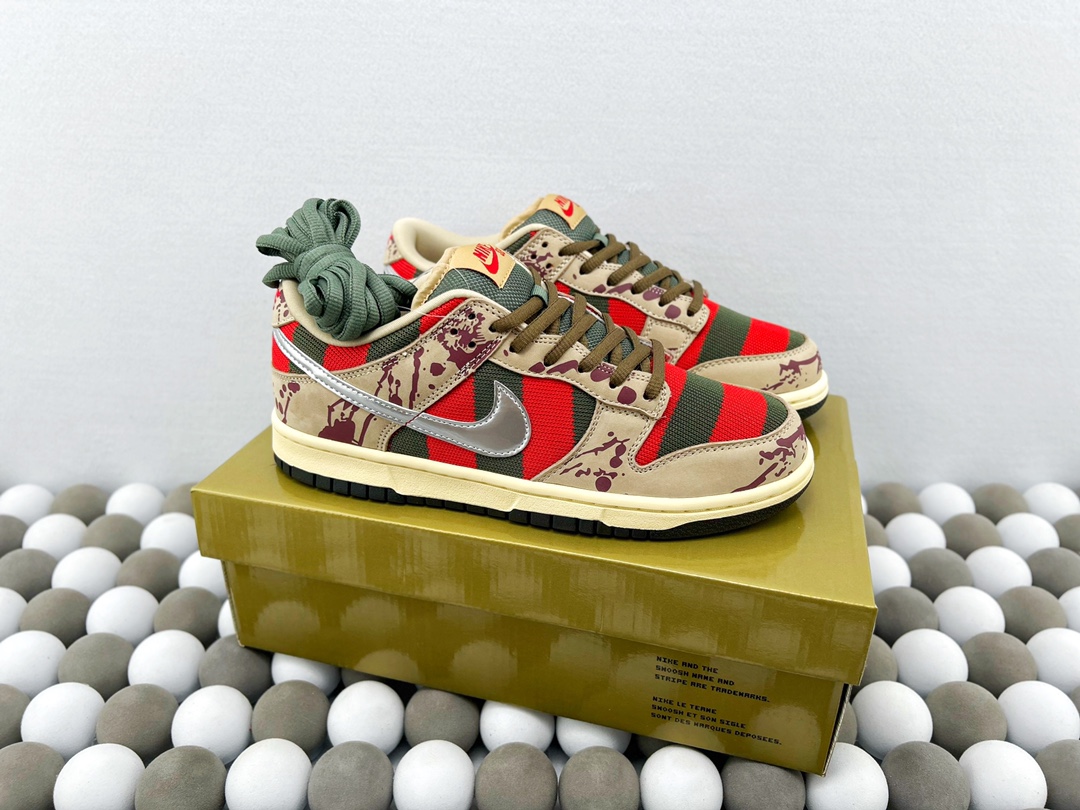 High-Quality Version Nike SB Dunk Low "Freddy Krueger" – A Nightmare on Elm Street Tribute - 图片 2