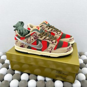 High-Quality Version Nike SB Dunk Low "Freddy Krueger" – A Nightmare on Elm Street Tribute