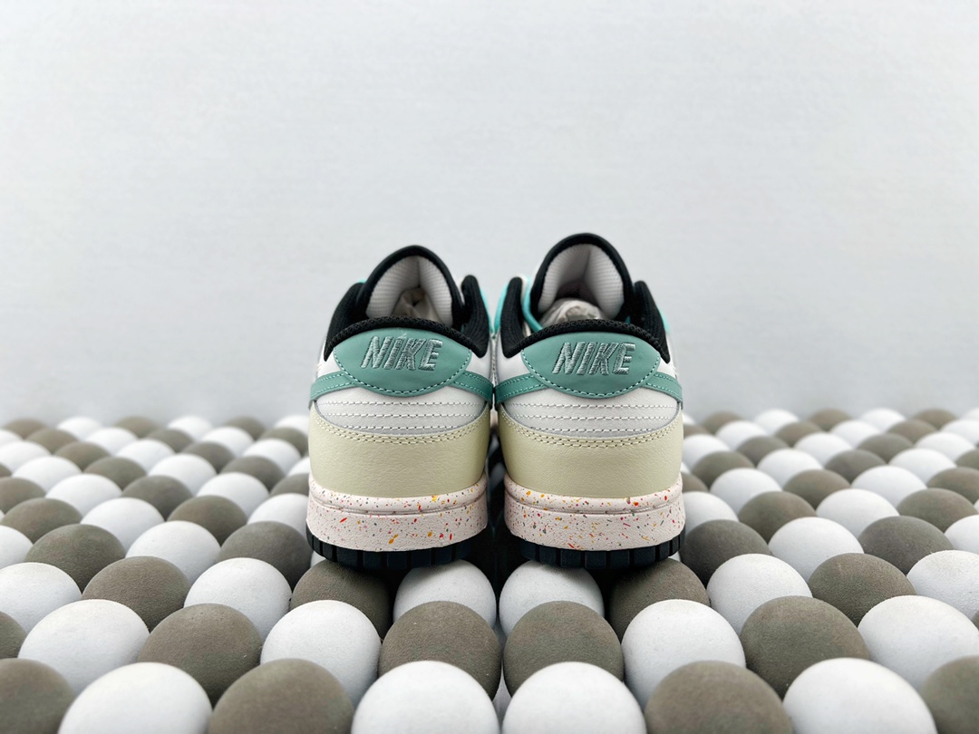 High-Quality Version Nike Dunk Low Custom “Matcha Latte” White Low-Top Casual Sneakers - 图片 7