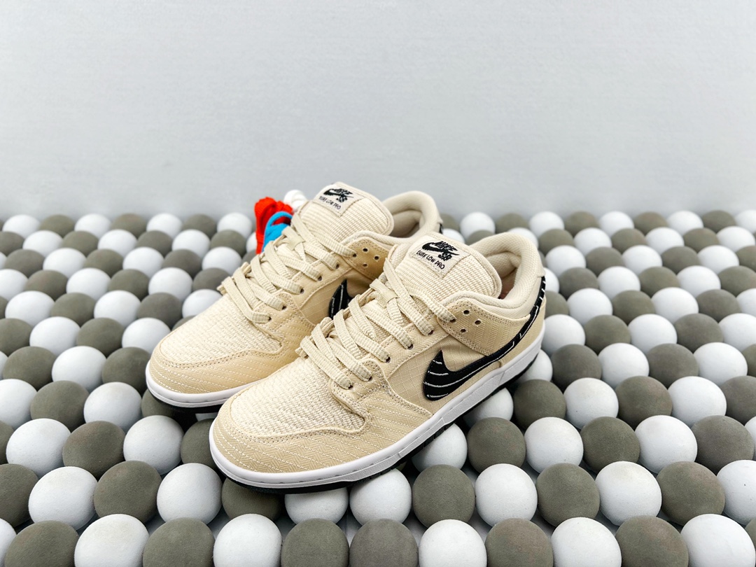 High-Quality Version Albino & Preto × NK Dunk SB Low "Pearl White" - 图片 4