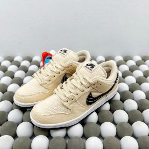High-Quality Version Albino & Preto × NK Dunk SB Low "Pearl White"