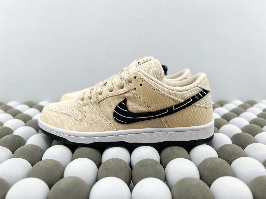 High-Quality Version Albino & Preto × NK Dunk SB Low "Pearl White" - 图片 5