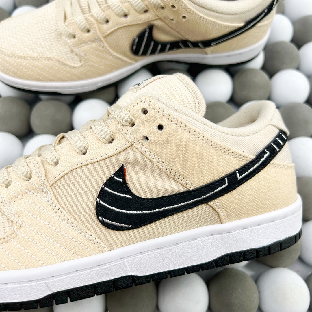 High-Quality Version Albino & Preto × NK Dunk SB Low "Pearl White" - 图片 8