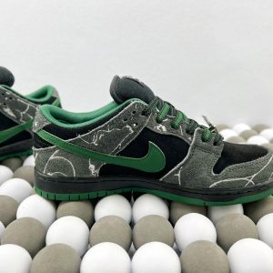 High-Quality Version "There Skateboards × Nike SB" Inspired Dunk Low – Graffiti Art Style, Unofficial Fan-Made