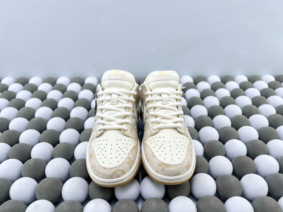 High-Quality Version High-Quality Version Custom Nike Dunk Low "1V" Off-White - 图片 6